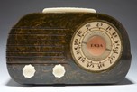 Rare Blue Catalin FADA 700 ”Cloud” Art Deco Radio